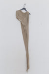 Marc le bihan shoulder strap tight short sleeve long skirt 2863 tilleul